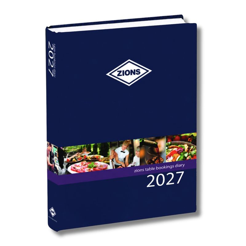 RESTAURANT TABLE BOOKINGS DIARY 2027