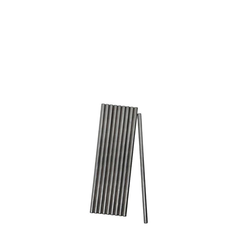 STRAWS S/STEEL COCKTAIL 10PC PACK