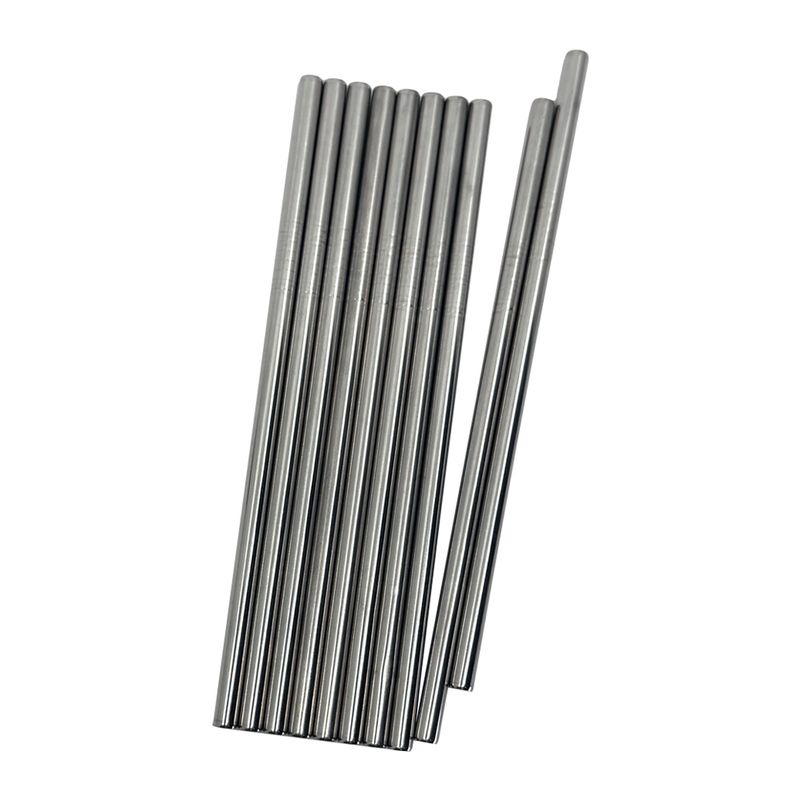 STRAWS S/STEEL JUMBO 10PC PACK