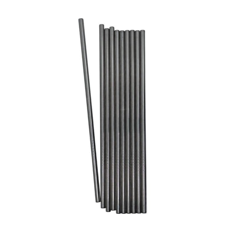 STRAWS S/STEEL REGULAR 10PC PACK