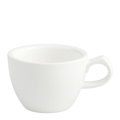 CUP FLAT WHITE WHITE 150ML, LUSSO