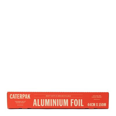 HEAVY DUTY ALUMINUM FOIL 44CMX150M, CATERPAK