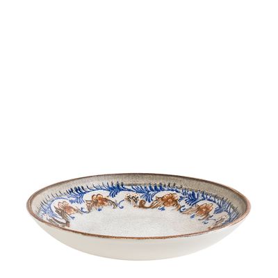 PLATE DEEP COUPE 25CM FLORAL BLOOM BONNA