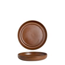 PLATE WALLED 170MM POTTR FIRE EMBER