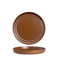 PLATE WALLED 230MM POTTR FIRE EMBER