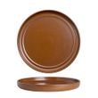 PLATE WALLED 260MM POTTR FIRE EMBER