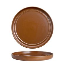 PLATE WALLED 260MM POTTR FIRE EMBER