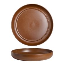 PLATE WALLED 280MM POTTR FIRE EMBER
