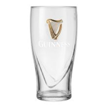 GLASS PINT EMBOSSED, GUINNESS