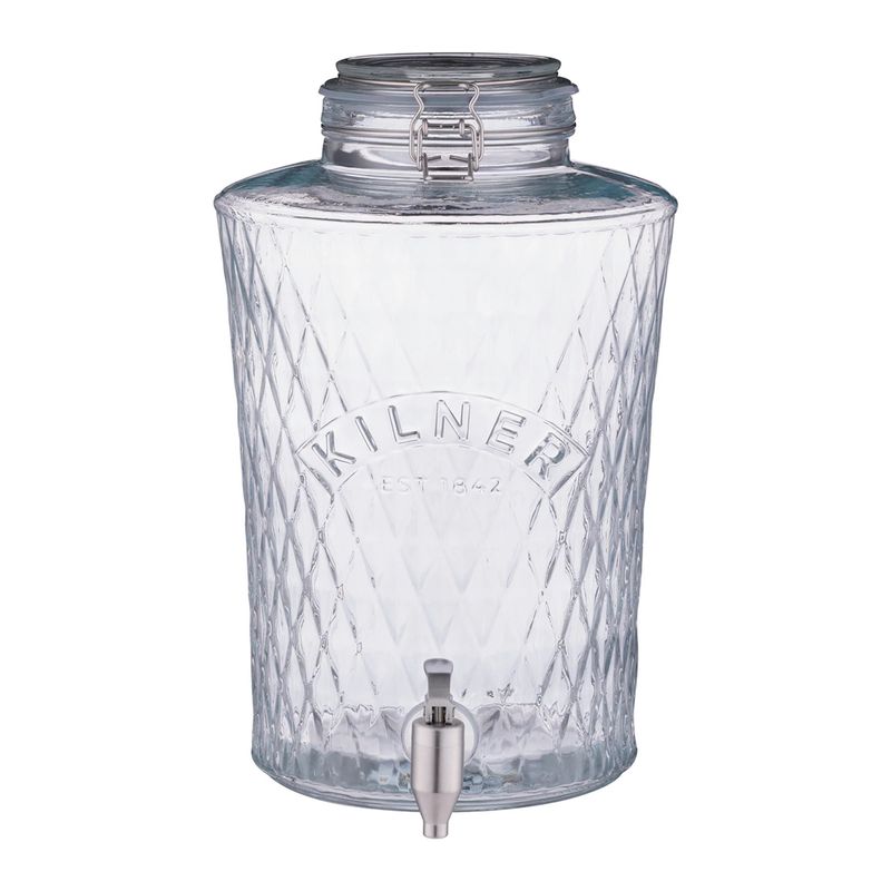 DRINK DISPENSER CLIP TOP 8LT, KILNER