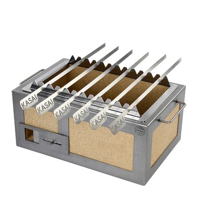 SKEWER RACK W/ 6 SKEWERS FOR LITTLE GRILL, KASAI KONRO