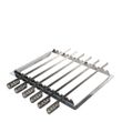 SKEWER RACK W/ 6 SKEWERS FOR MEDIUM WIDE GRILL, KASAI KONRO