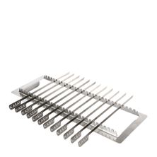 SKEWER RACK W/ 12 SKEWERS FOR LONG GRILL, KASAI KONRO