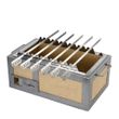 SKEWER RACK W/ 6 SKEWERS FOR MEDIUM LONG GRILL, KASAI KONRO