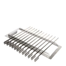 SKEWER RACK W/ 12 SKEWERS FOR EXTRA LONG GRILL, KASAI KONRO