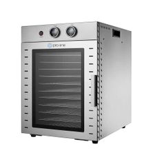 FOOD DEHYDRATOR S/STEEL 12 TRAY, PRO LINE