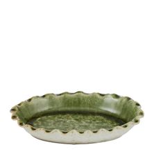 PLATTER OVAL OLIVE GREEN, URNA