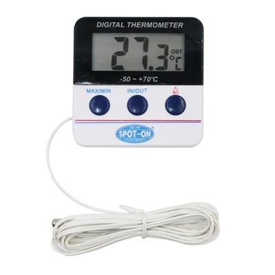 THERMOMETER  DIGITAL FRIDGE/FREEZER -50 TO 70, SPOT ON
