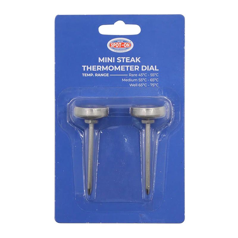 THERMOMETER MINI STEAK 2PC, SPOT ON