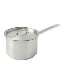 SAUCEPAN W/LID 1.2LT 18/10, DELUXE H/DUTY