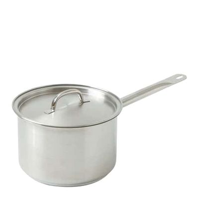 SAUCEPAN W/LID 1.2LT 18/10, DELUXE H/DUTY