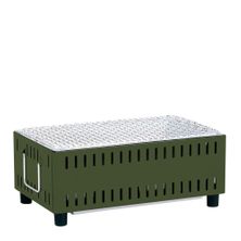 BARBEQUE GRILL CHARCOAL OLIVE TABLETOP GREEN LIFE