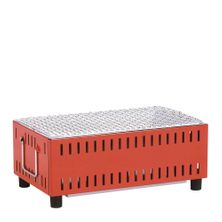 BARBEQUE GRILL CHARCOAL RED TABLETOP GREEN LIFE