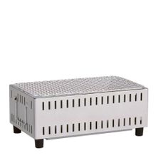 BARBEQUE GRILL CHARCOAL SILVER TABLETOP GREEN LIFE