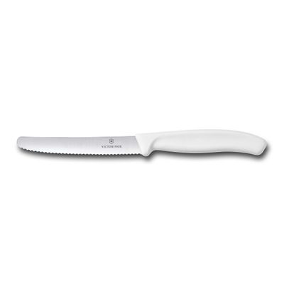 KNIFE STEAK WHITE 11CM, VICTORINOX