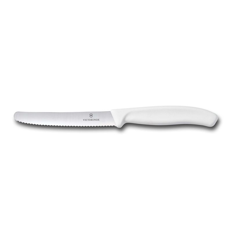 KNIFE STEAK WHITE 11CM, VICTORINOX
