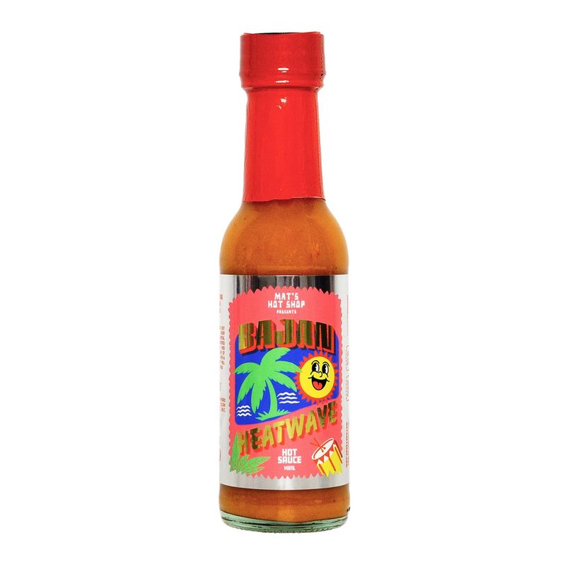 BAJAN HEATWAVE HOT SAUCE 148ML, MATS