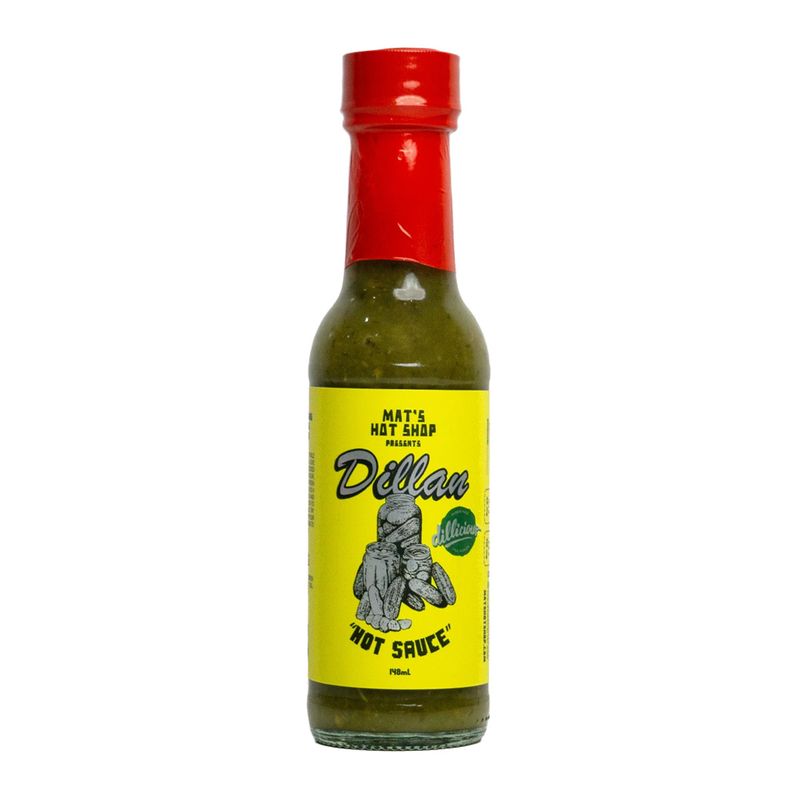 DILLAN DILL PICKLE HOT SAUCE 148ML, MATS