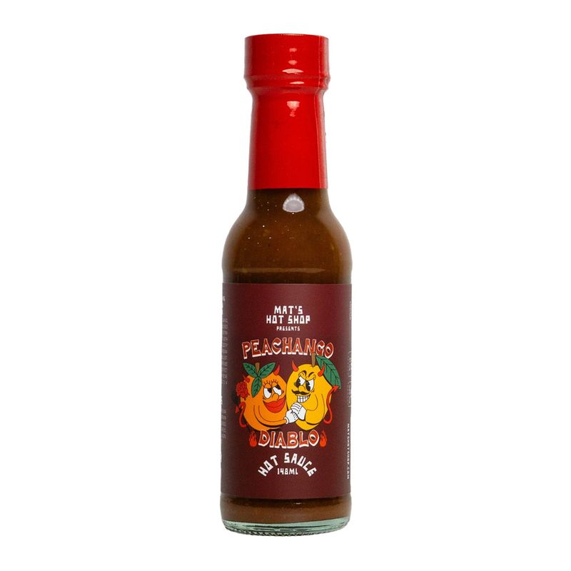 PEACHANGO DIABLO HOT SAUCE 148ML, MATS