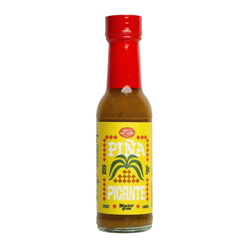 PINA PICANTE SPICY PINEAPPLE HOT SAUCE 148ML, MATS