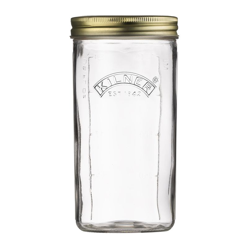 PRESERVE JAR WIDE MOUTH 1L, KILNER