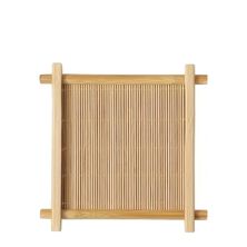TRAY TEA/SAKE CUP BAMBOO 80MM, KATACHIWARE