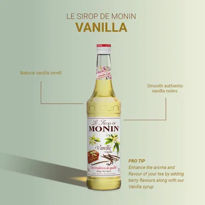 VANILLA SYRUP 700ML, MONIN