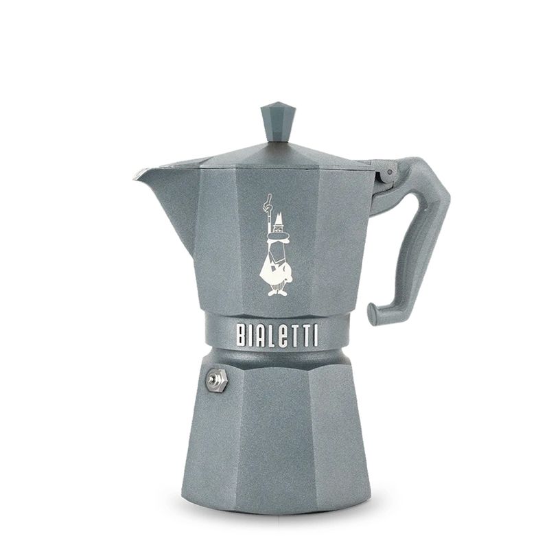 MOKA EXC INDUCTION GREY 6 CUP, BIALETTI