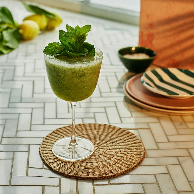 GLASS COCKTAIL STEM 330ML NUDE, BAR GIANI