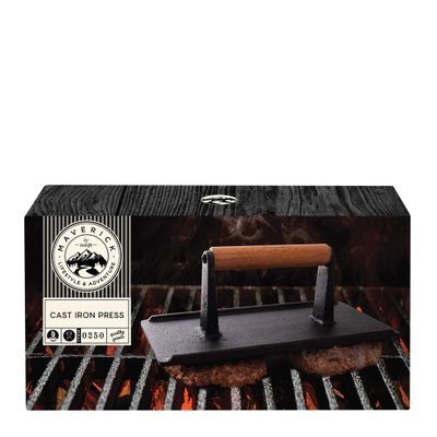 BURGER PRESS RECTANGLE 21X10X5X7CM