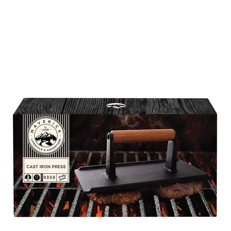 BURGER PRESS RECTANGLE 21X10X5X7CM