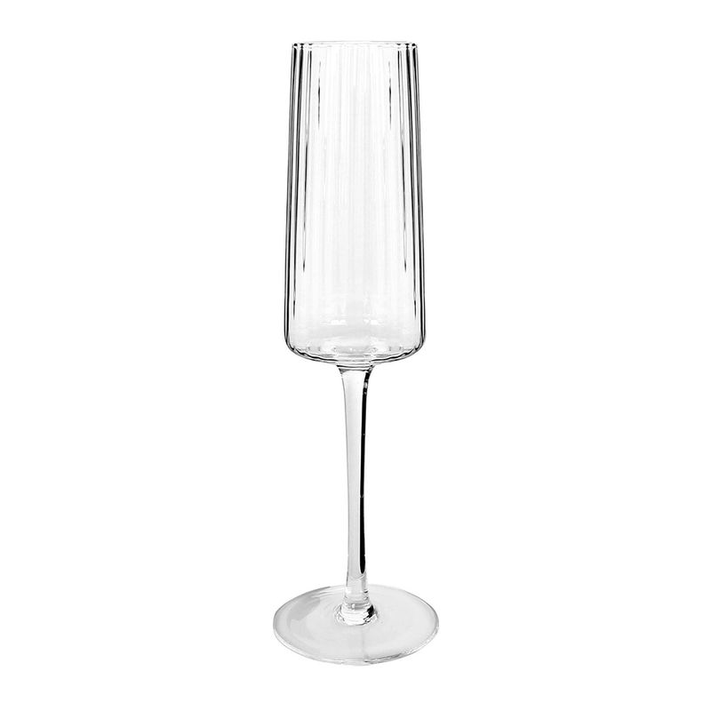GLASS FL FLUTED 260ML, CHELSEA