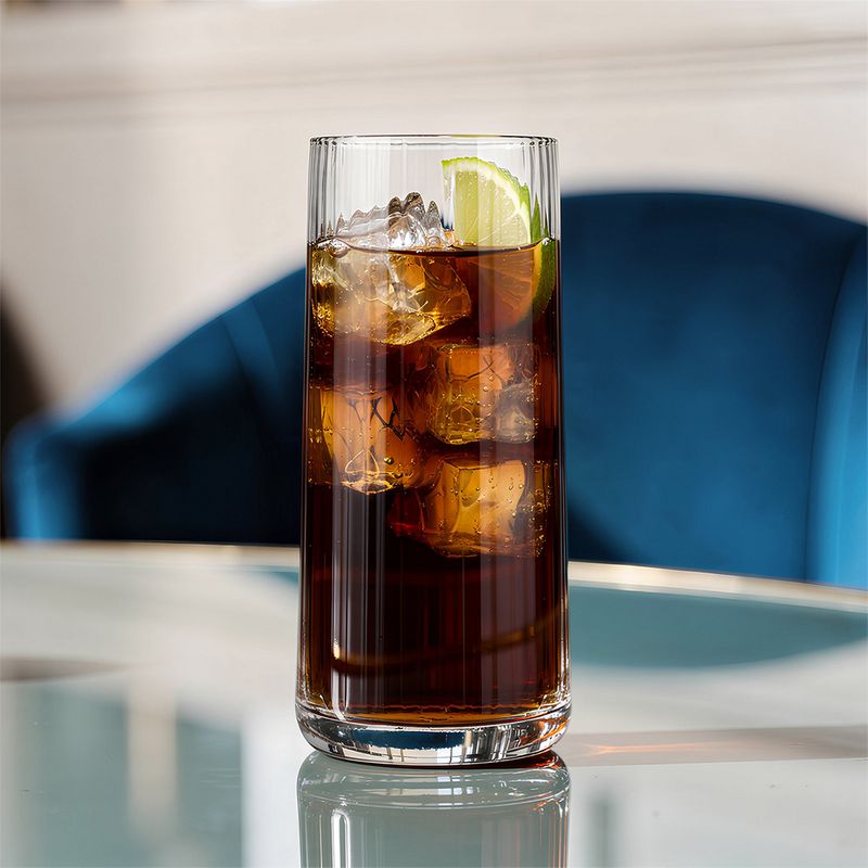 GLASS HB FLUTED 500ML, CHELSEA