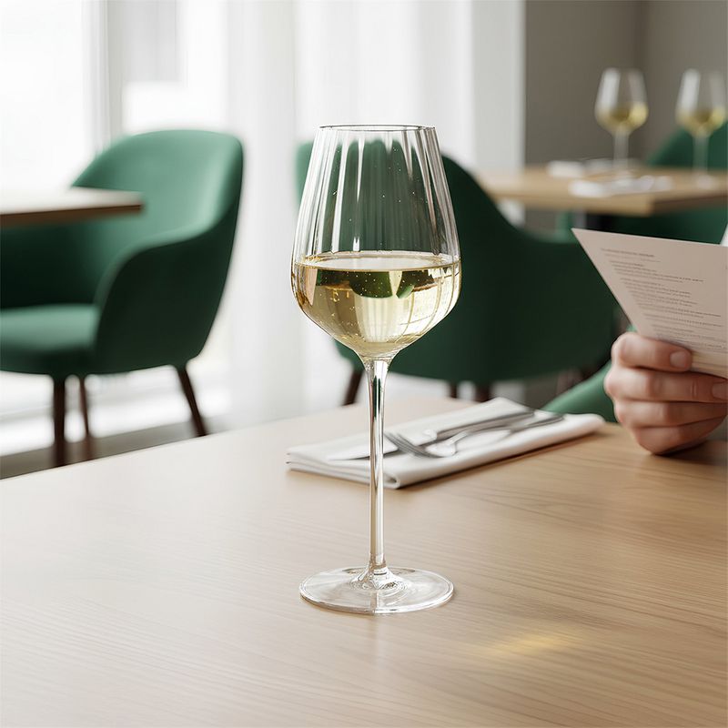 GLASS WG FLUTED 360ML, KENSINGTON