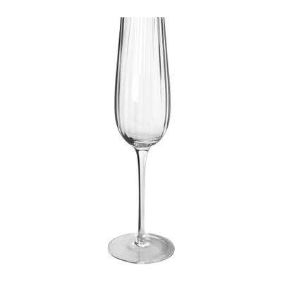 GLASS FL FLUTED 240ML, KENSINGTON