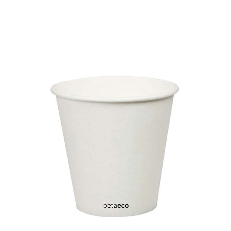 CUP SINGLE WALL 8OZ WHITE, 50PCES