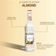 ALMOND SYRUP 700ML, MONIN