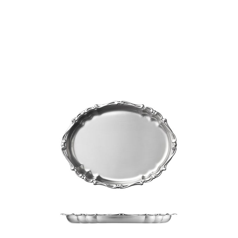 PLATTER OVAL 200X150MM S/S, MODA SERVING