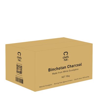 CHARCOAL BINCHOTAN 10KG, CHEF'S HAT