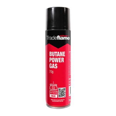 BUTANE GAS CARTRIDGE 70G, TRADE FLAME